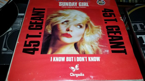 Blondie Sunday Girl Anglaise Et Version Francaise Maxi 1978 0