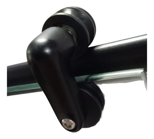 Box Advance F1 1,50 Banheiro Roldana Aparente Preto Fosco 0