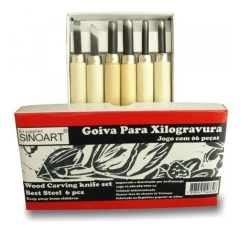 Conjunto De Goivas Sinoart C/6 #sft044 0