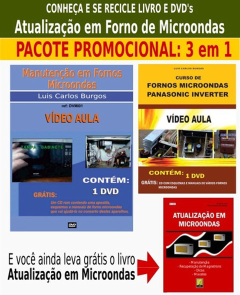Dvds Aula Sobre Forno Microondas Com Brinde 0 Dvds Aula Sobre Forno Microondas Com Brinde 0