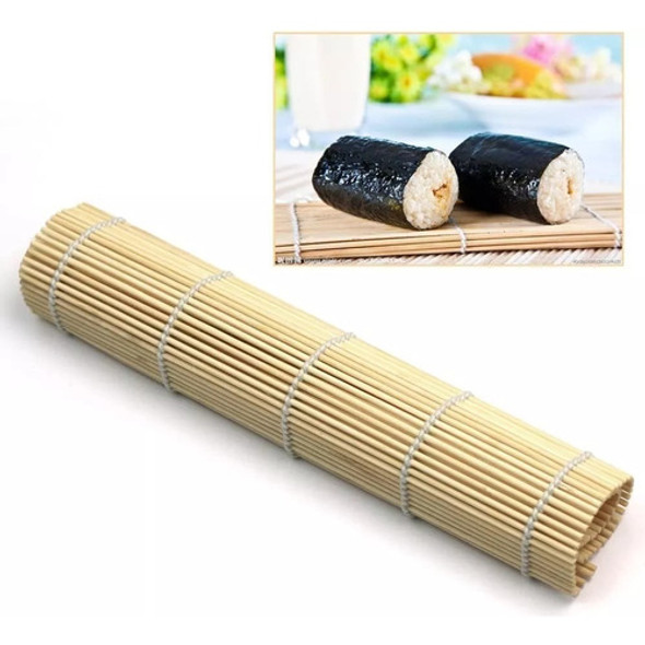 Esterilla Para Elaborar Sushi Bamboo 24x24cm Calidad Premium 0