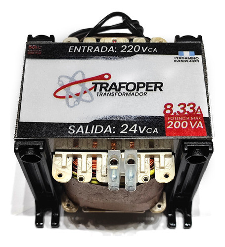 Transformador 220 A 24v 8a 200va 0
