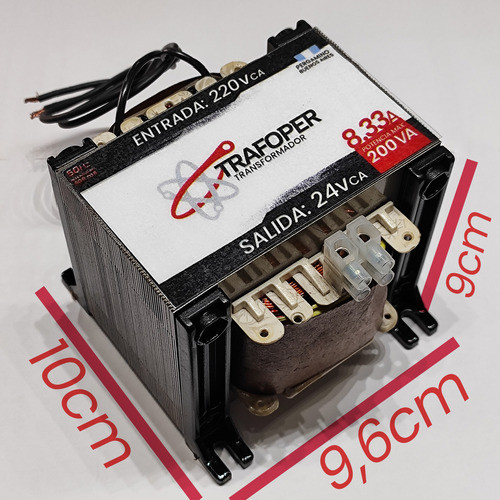 Transformador 220 A 24v 8a 200va 1