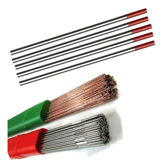 Aporte Hierro 1kg Inox 308 1kg 5 Tungstenos Rojo 1,6 Lacueva 0