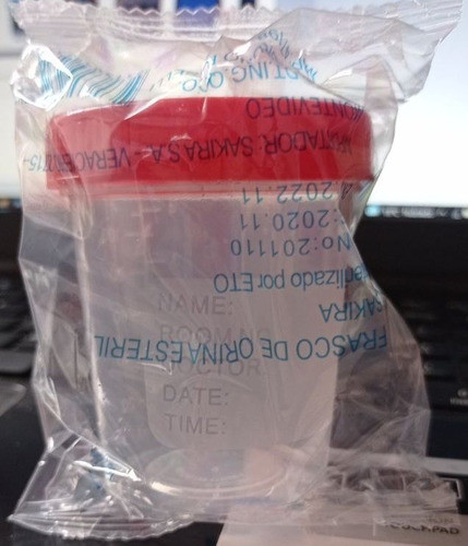 Frasco De Orina Estéril 120 Cc - Funda X 40 Unid. 1