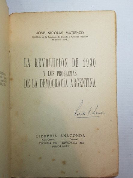 Antiguo Libro La Revolución De 1930 47n 088 1