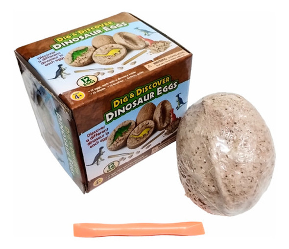 Kit Juego Excavación Descubre Huevo Dinosaurio Sorpresa 0