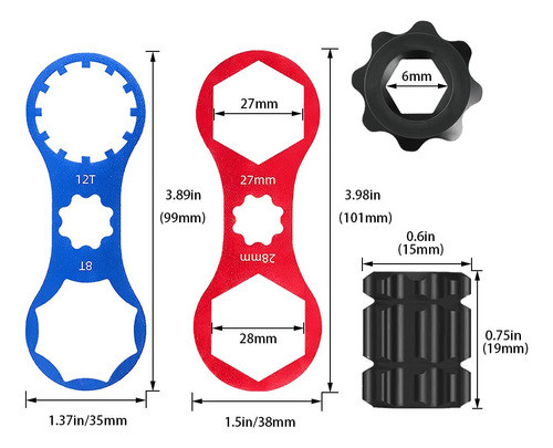 Kigauru 2 Herramientas De Reparación De Horquilla Delanter. 1