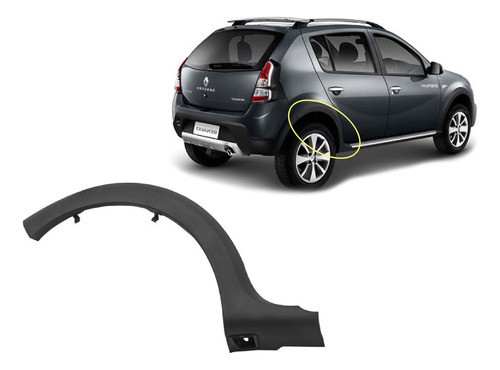 Fender Guardabarro Trasero Renault Stepway 2008 Derecho 1