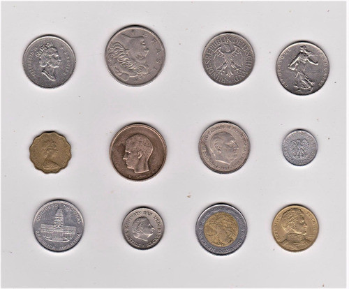 Oferta Lote 12 Monedas De 12 Países Distintos 1