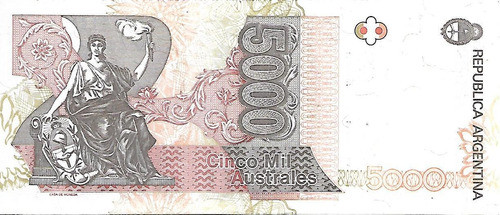 Bottero 2870  5000 Australes Serie C Aunc Palermo 1
