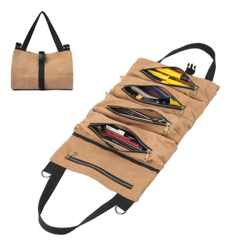 Bolsa Para Herramientas De Lona Encerada, Bolsa Multiusos Co 0