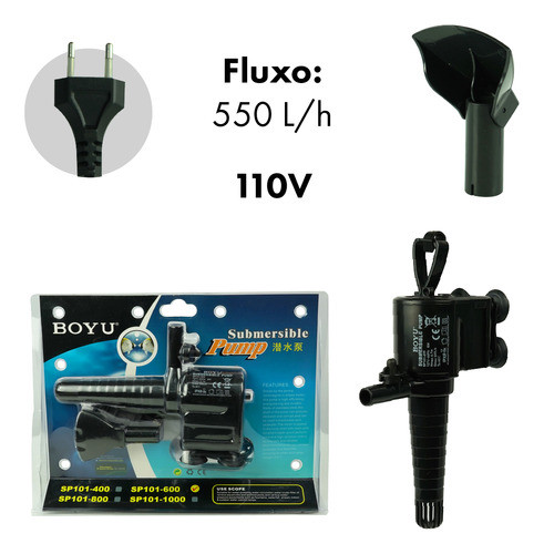 Bomba Sub Boyu Sp-  101  600 550l/h 110v 1