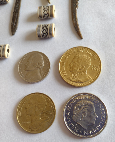 4 Monedas Para Religión Cara Mujer Hombre Ferramentas Buzio 1