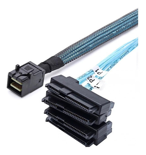 Cable Mini Sas 12g Sff-8643 4porta Sff-8482 Para Perc 4 Hds 0