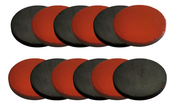 6 Pares Imanes Monedita 30mm Magnetoterapia 4000 Gauss 0