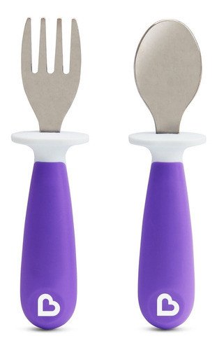 Kit Talheres Infantil 2und Roxo Munchkin 0