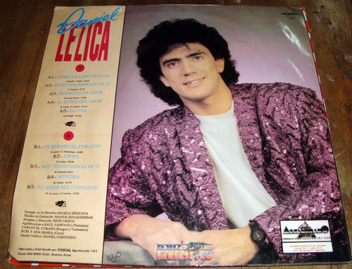 Daniel Lezica Al Ritmo Del Amor Lp Kktus 1