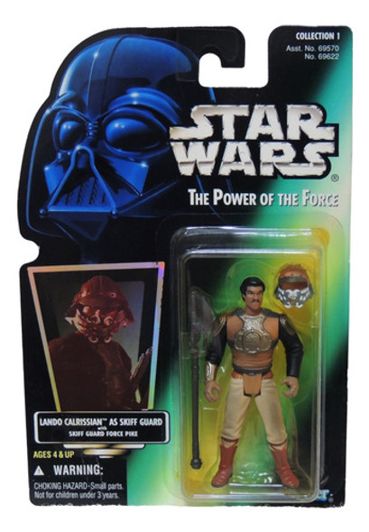 Star Wars Power Of The Force 2 Lando Skiff Guard Unico!!! 0