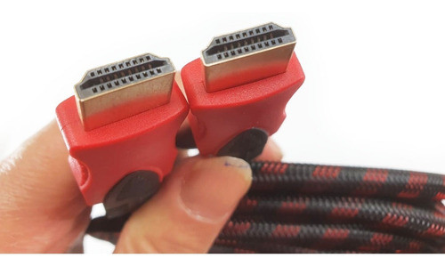 Cable Hdmi 20 Metros Mts Mallado Oro Full 1080p Hd 3d 4k 1