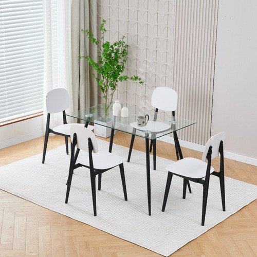 Juego De Mesa Y 4 Sillas Londres - Set De Comedor Living 1