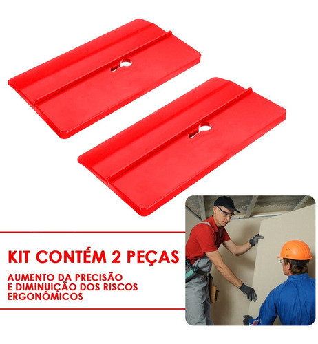 Suporte Dencaixe Para Gesso Alinhamento Drywall Externa Pro 1
