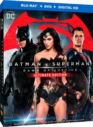 Batman Vs Superman El Origen De La Justicia Pack Bluray+ Dvd 0