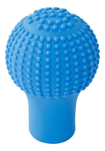 Forro Cubre Palanca Pomo Cambio Goma Azul Universal L50 1