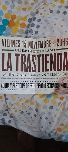 Flyer De Coleccion La Chancha Muda Trastienda 1