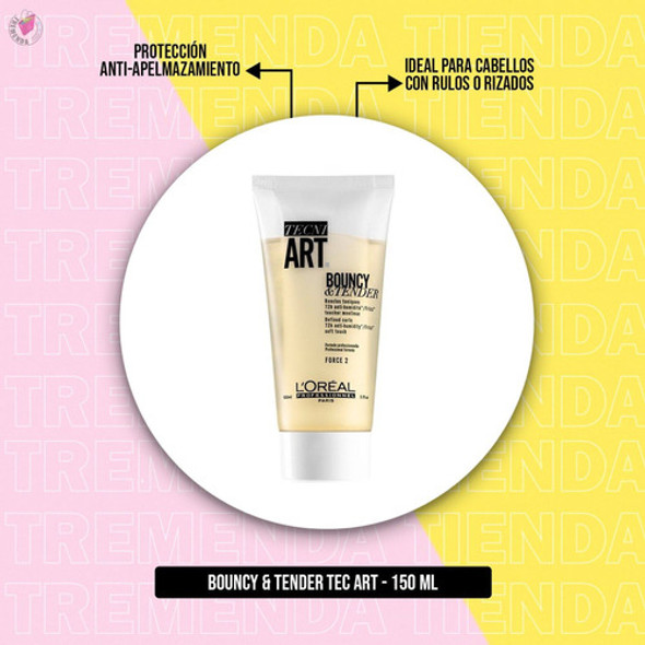 Crema Para Rizos Loreal Tecni Art Bouncy & Tender 150ml 1