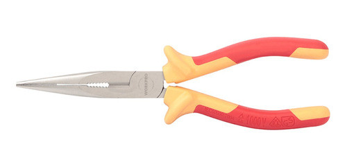 Pinza Punta Aislada 200mm Elec Workpro W095001 1000v 1