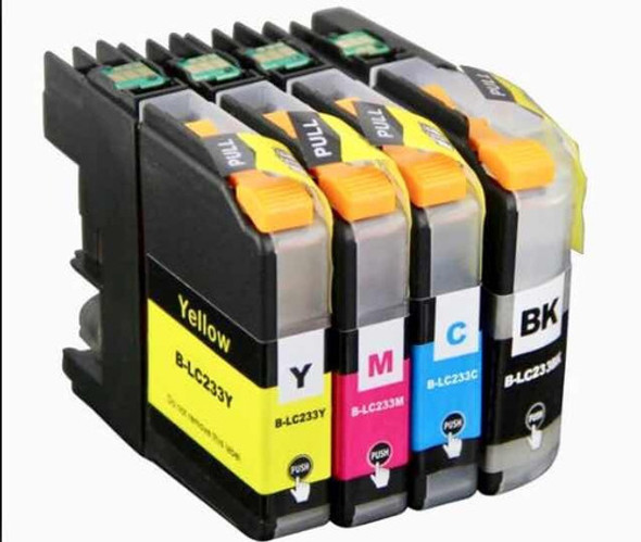 Pack 4 Cartuchos Lc233/231 Compatibles  Mfc-j480dw Nuevo 0