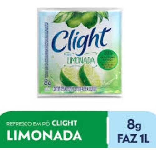 Refresco Em Pó Clight Limonada Zero 8gr -kit Com 15 *promoçã 1