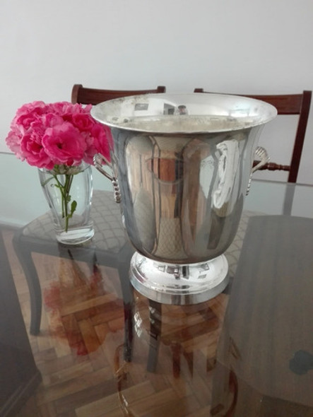 Balde Para Botellas-metal Plateado-frappera 0