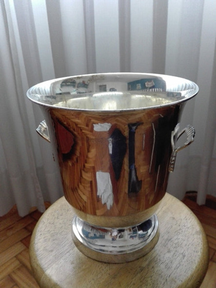 Balde Para Botellas-metal Plateado-frappera 1