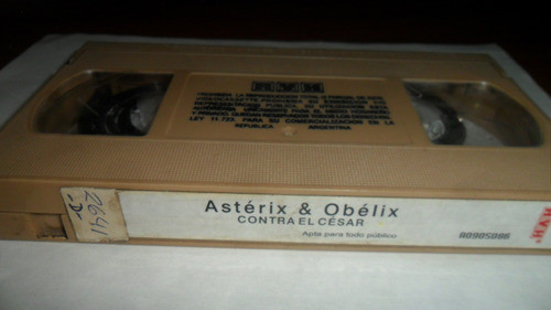 Vhs Astérix & Obélix Contra El César 1