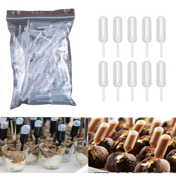 Kit 50 Uni Ampola Saborizante Cilindro 4 Ml Doces Sobremesa 1