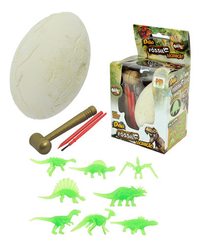 Dino Fóssil Escavação Brilha No Escuro Dmt5754 Dm Toys 0