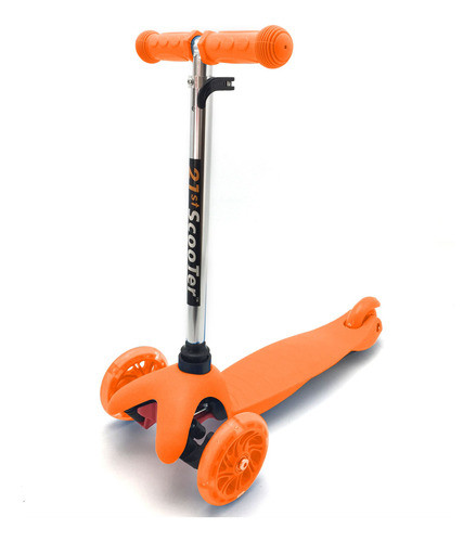 Monopatin Tripatín De Metal Con 2 Ruedas Delanteras Con Luz 1