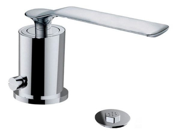 Griferia De Bidet Monocomando Aqualia Cromado Con Transferen 0