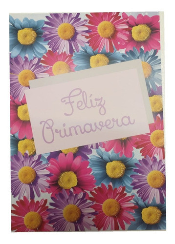 Afiche Poster Feliz Primavera 45 X  32 Cm Cotillon Juanalalo 1