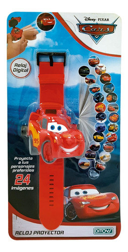 Cars Reloj Proyector Digital Infantil Ditoys 2503 Edu 0