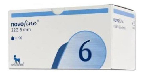 Novofine 6 Mm 100 Agujas 31g 0