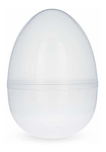 Huevo De Pascua Plastico Para Rellenar Transparente 25cm 2u 0