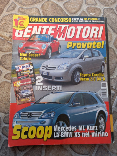 Revista Italiana De Autos Gente Motori 2004 - 302 Paginas 0