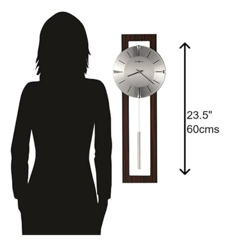 Reloj De Pared Howard Miller Union City, Ébano De Macassar 1