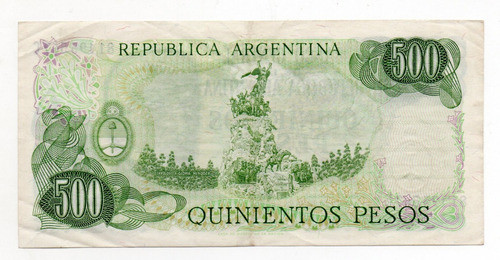 Argentina Billete 500 Pesos Ley Bottero 2430b Ex 1