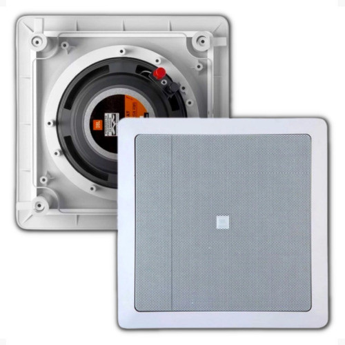 Arandela Quadrada Full Range 6  25w Rms / Branca 6fr1q 0