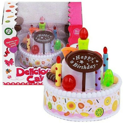 Torta De Cumpleaños Con Luces Y Sonido 0