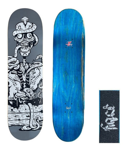 Shape Face Skate Maple 8.1 Muertos Serpiente Gris 0